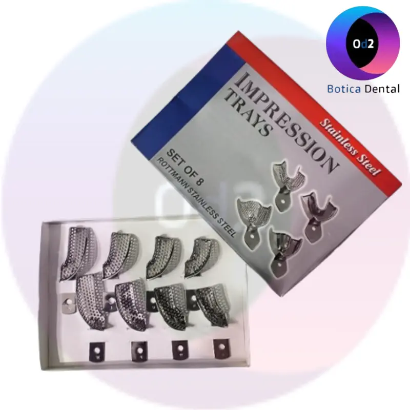 Impression Trays Stainless Steel Rottmann (Cubetas Metálicas Rígidas) – GENÉRICO