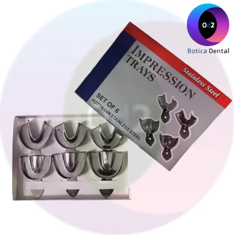 Impression Trays Stainless Steel Rottmann (Cubetas Metálicas Rígidas) – GENÉRICO