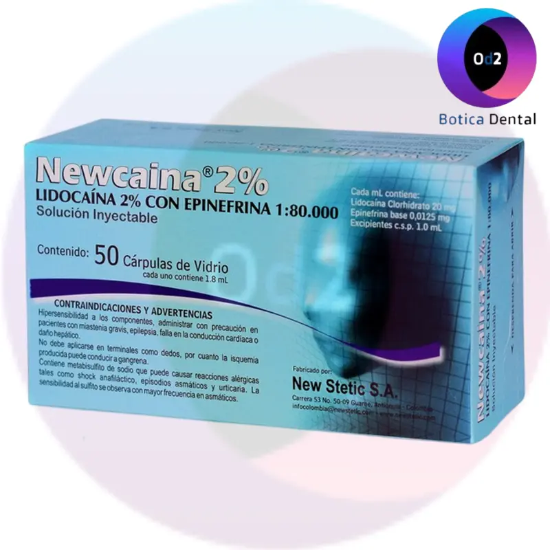 Newcaina (Anestesia Lidocaína) – NEW STETIC